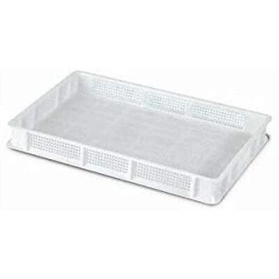 GIGANPLAST Contenitore impilabile bianco - 30x40x10 cm - Impasto pizza, pane, lievitati GIGANPLAST Contenitore impilabile bianco - 30x40x10 cm - Impasto pizza, pane, lievitati