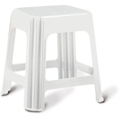 Giganplast NOVANTA Sgabello in Plastica Bianca - Sgabello Giganplast NOVANTA Sgabello in Plastica Bianca - Sgabello