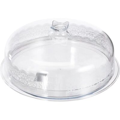 Cosmoplast 6425 Transparent Serveringsfat - Serving Plate Cosmoplast 6425 Transparent Serveringsfat - Serving Plate