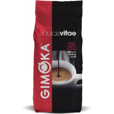 Gimoka Dulcis Vitae - Chicchi di Robusta - Caffè Intenso Gimoka Dulcis Vitae - Chicchi di Robusta - Caffè Intenso