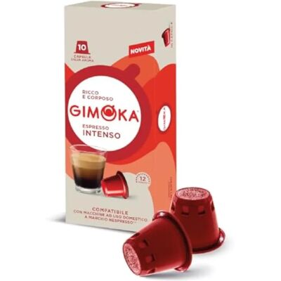 Gimoka Intenso Kaffeekapseln - Kompatibel mit Nespresso Gimoka Intenso Kaffeekapseln - Kompatibel mit Nespresso