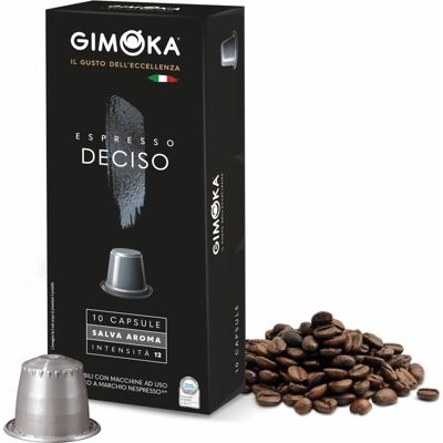 Cápsulas de Café Gimoka Deciso - Compatíveis com Nespresso Cápsulas de Café Gimoka Deciso - Compatíveis com Nespresso