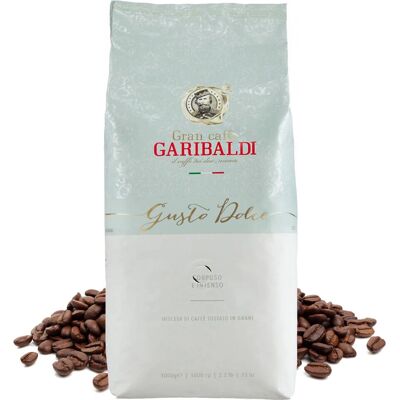Garibaldi Gusto Dolce - Grains de Café Robusta - Type de Café - Publicité Garibaldi Gusto Dolce - Grains de Café Robusta - Type de Café - Publicité