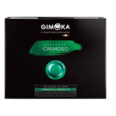 Gimoka Espresso Cremoso - 50 Cápsulas - Compatible con Nespresso Pro Gimoka Espresso Cremoso - 50 Cápsulas - Compatible con Nespresso Pro