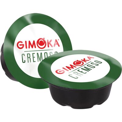 Capsules de Café Cremoso Gimoka - Compatible avec Lavazza A Modo Mio - 16 Capsules - Publicité Capsules de Café Cremoso Gimoka - Compatible avec Lavazza A Modo Mio - 16 Capsules - Publicité
