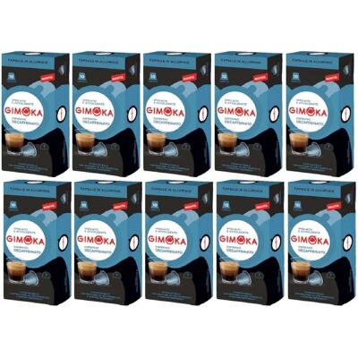 Capsule di Caffè Decaffeinato Gimoka - Compatibili Nespresso - 100 Capsule Capsule di Caffè Decaffeinato Gimoka - Compatibili Nespresso - 100 Capsule