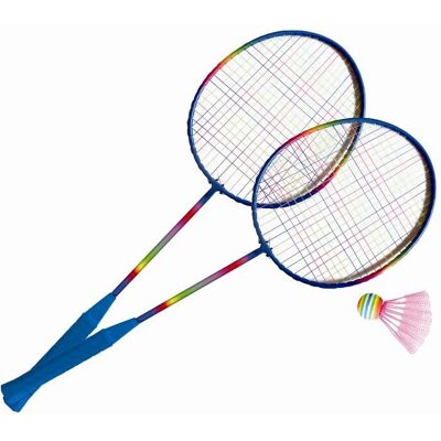 Sport One Regenbogen Badminton-Set - Spielzeugwaffe Sport One Regenbogen Badminton-Set - Spielzeugwaffe