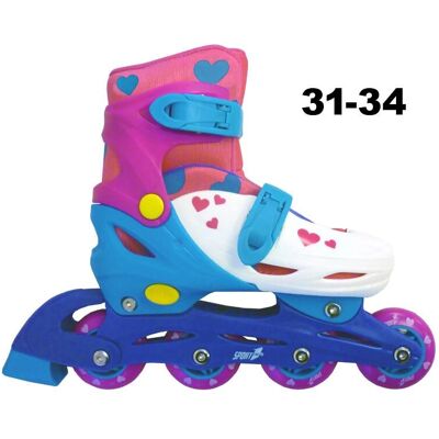 Mandelli 707400036 Jouet d'activité/compétence - Patins en ligne ajustables - Rose - Article de sport - Publicité Mandelli 707400036 Jouet d'activité/compétence - Patins en ligne ajustables - Rose - Article de sport - Publicité