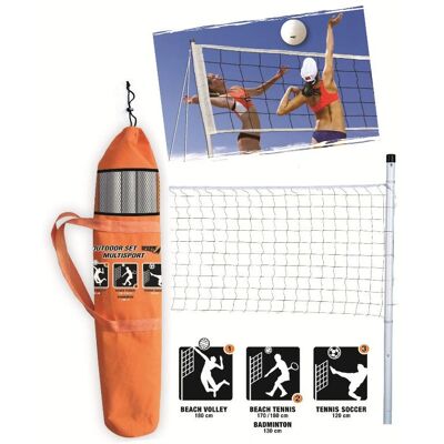 Mandelli 704850006 Multisport Set - Adjustable Outdoor Net Mandelli 704850006 Multisport Set - Adjustable Outdoor Net
