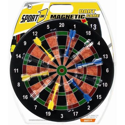 Mandelli 704700011 Gioco Attivo/Skill - Bersaglio Magnetico, 40cm, 6 Freccette - Dai 3 anni Mandelli 704700011 Gioco Attivo/Skill - Bersaglio Magnetico, 40cm, 6 Freccette - Dai 3 anni