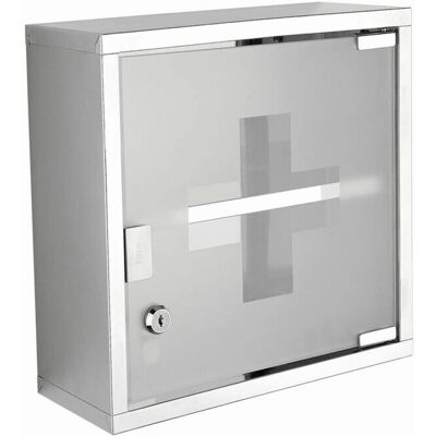 METAFORM Mayday Erste-Hilfe-Schrank - Edelstahl Medizinbox METAFORM Mayday Erste-Hilfe-Schrank - Edelstahl Medizinbox