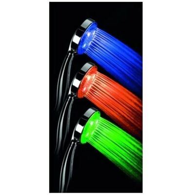 METAFORM LED-Duschkopf - Bunter LED-Kopf mit 1 Strahl METAFORM LED-Duschkopf - Bunter LED-Kopf mit 1 Strahl