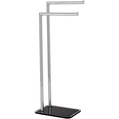 Metaform Zero Soporte para Toallas - Base de Vidrio Negra Metaform Zero Soporte para Toallas - Base de Vidrio Negra