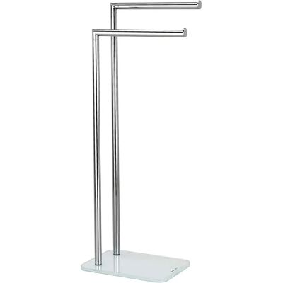 Metaform - Porte-serviettes au sol avec base en verre - Porte-serviettes - Publicité Metaform - Porte-serviettes au sol avec base en verre - Porte-serviettes - Publicité