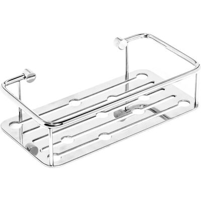 METAFORM Thin Line Cestillo de ducha - Estante rectangular de acero inoxidable METAFORM Thin Line Cestillo de ducha - Estante rectangular de acero inoxidable