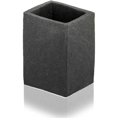 METAFORM Syl Accesorio de baño portacepillos pizarra - Vaso para cepillos y pasta METAFORM Syl Accesorio de baño portacepillos pizarra - Vaso para cepillos y pasta