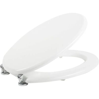 Idralite Ellisse Fit Siège de toilette blanc MDF Minimaliste - Siège WC - Publicité Idralite Ellisse Fit Siège de toilette blanc MDF Minimaliste - Siège WC - Publicité