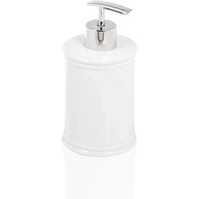 METAFORM Impero Distributeur de savon en porcelaine - Accessoire de salle de bain classique - Publicité METAFORM Impero Distributeur de savon en porcelaine - Accessoire de salle de bain classique - Publicité