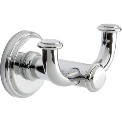 METAFORM Impero Gancio Doppio in Ottone - Accessorio Bagno METAFORM Impero Gancio Doppio in Ottone - Accessorio Bagno