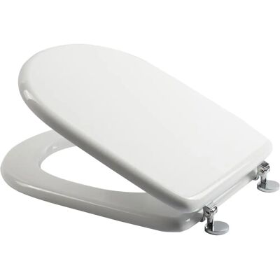 Metaform Aretusa Fit Asiento de Inodoro - Blanco MDF Minimalista Metaform Aretusa Fit Asiento de Inodoro - Blanco MDF Minimalista