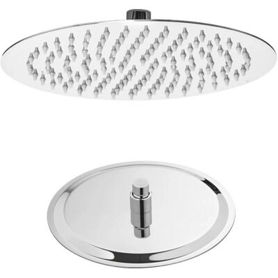 Metaform Tête de douche ronde effet pluie 25cm acier inoxydable - Publicité Metaform Tête de douche ronde effet pluie 25cm acier inoxydable - Publicité