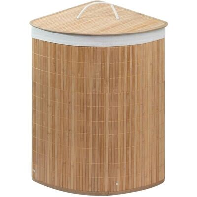 Panier à linge en bambou METAFORM - 65L, Naturel, Rectangulaire - Panier à linge - Publicité Panier à linge en bambou METAFORM - 65L, Naturel, Rectangulaire - Panier à linge - Publicité