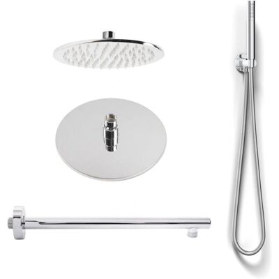 METAFORM - Set doccia tondo Seven, acciaio inox, 1 getto METAFORM - Set doccia tondo Seven, acciaio inox, 1 getto