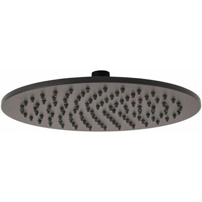 METAFORM - Tête de douche ronde noire effet pluie 30cm - Publicité METAFORM - Tête de douche ronde noire effet pluie 30cm - Publicité