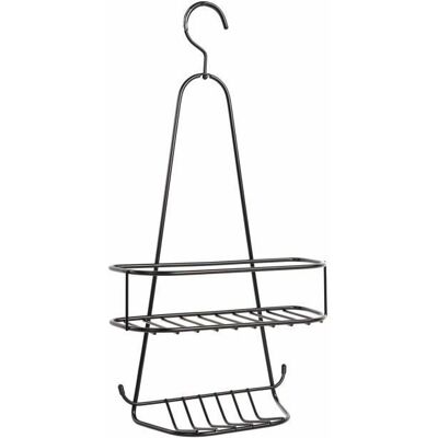 METAFORM Mensola Porta Doccia Nera - Organizzatore Doccia METAFORM Mensola Porta Doccia Nera - Organizzatore Doccia