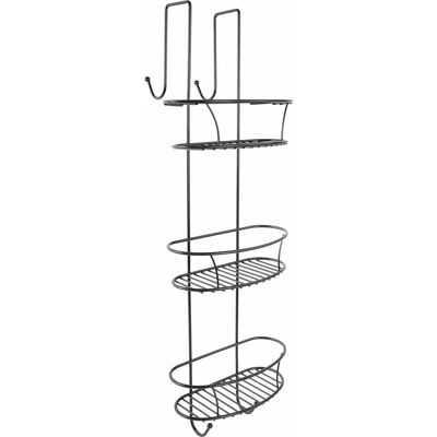Étagère de Douche XXL Noire Metaform - Accessoires de Salle de Bain - Publicité Étagère de Douche XXL Noire Metaform - Accessoires de Salle de Bain - Publicité