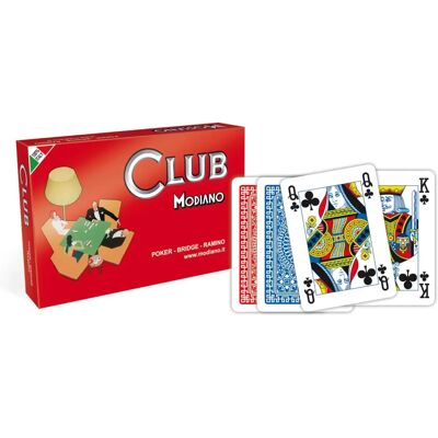 Modiano Ramino Club Kaartspel - Dubbel deck 108 kaarten Modiano Ramino Club Kaartspel - Dubbel deck 108 kaarten