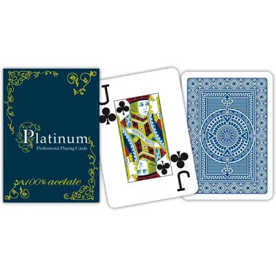 MODIANO Blauwe Professionele Platinum Speelkaarten - Speelkaarten MODIANO Blauwe Professionele Platinum Speelkaarten - Speelkaarten