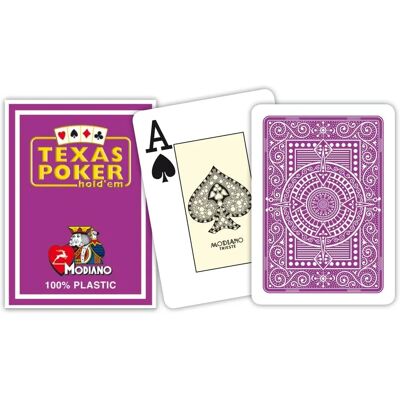 Cartes de Poker Texas Modiano - PVC Résistant - Texas Poker - Publicité Cartes de Poker Texas Modiano - PVC Résistant - Texas Poker - Publicité