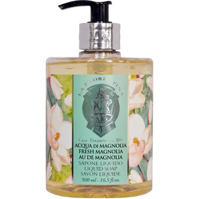 La Florentina Magnolia Tekuté Mýdlo - Přírodní Ruční Mýdlo - 500ml La Florentina Magnolia Tekuté Mýdlo - Přírodní Ruční Mýdlo - 500ml