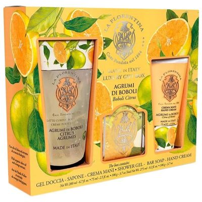 Dárkový set La Florentina Boboli Citrus - Kosmetika pro ženy Dárkový set La Florentina Boboli Citrus - Kosmetika pro ženy