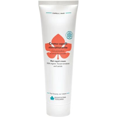 Crema Ricostituente per Capelli Biofficina Toscana - Pomodoro Bio e Carota - 100ml Crema Ricostituente per Capelli Biofficina Toscana - Pomodoro Bio e Carota - 100ml