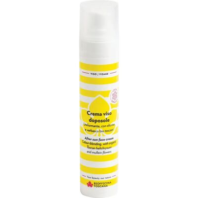 Biofficina Toscana - Crema Viso Doposole 50ml - Lenitiva e Schiarente Biofficina Toscana - Crema Viso Doposole 50ml - Lenitiva e Schiarente