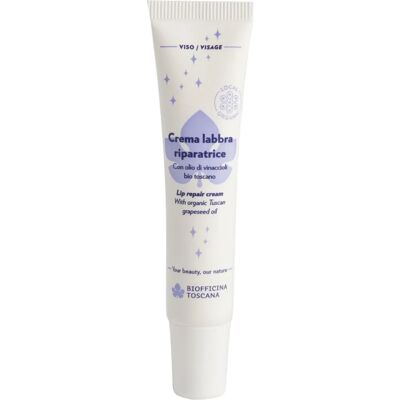 Biofficina Toscana - Crema Riparatrice Labbra con Olio di Vinaccioli Bio Biofficina Toscana - Crema Riparatrice Labbra con Olio di Vinaccioli Bio