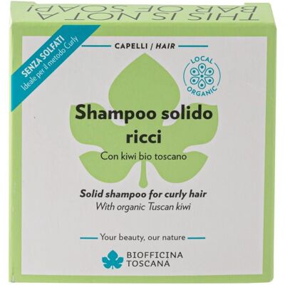 Shampoo solido bio di kiwi per capelli ricci - Biofficina Toscana Shampoo solido bio di kiwi per capelli ricci - Biofficina Toscana
