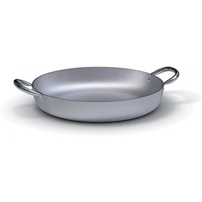 Ballarini Professionele aluminium koekenpan met roestvrijstalen handgrepen - 24cm Ballarini Professionele aluminium koekenpan met roestvrijstalen handgrepen - 24cm