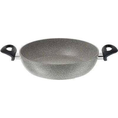 Ballarini Ferrara Patelnia granitowa 24 cm z 2 uchwytami - Patelnia głęboka Ballarini Ferrara Patelnia granitowa 24 cm z 2 uchwytami - Patelnia głęboka