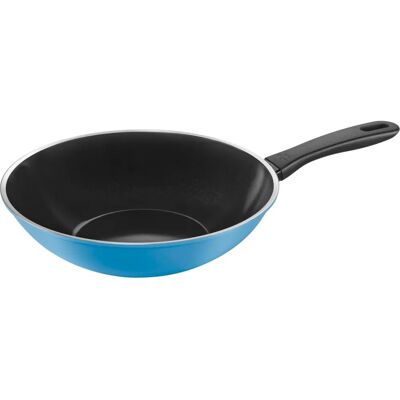 Ballarini Caprera Wok 28cm - Wok - Blau - Made in Italy Ballarini Caprera Wok 28cm - Wok - Blau - Made in Italy
