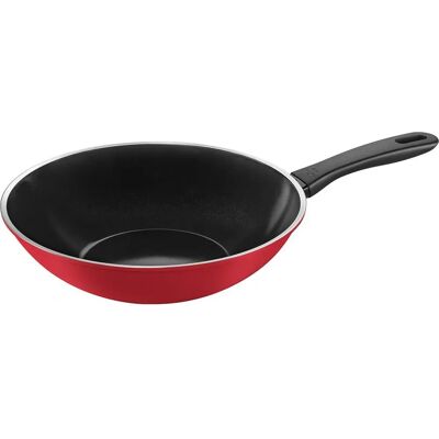 Wok Ballarini Caprera 28cm Rojo - Wok Wok Ballarini Caprera 28cm Rojo - Wok