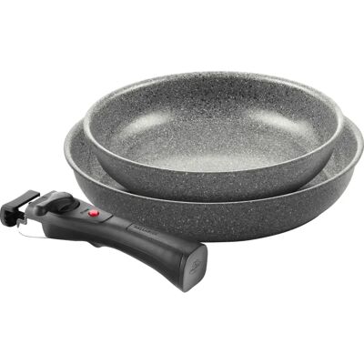Ballarini Torre Set of 2 Frying Pans - Induction Safe Ballarini Torre Set of 2 Frying Pans - Induction Safe