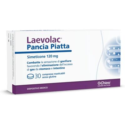 Chiesi Laevolac Pancia Piatta 30 Compresse - Supporto Digestivo Chiesi Laevolac Pancia Piatta 30 Compresse - Supporto Digestivo