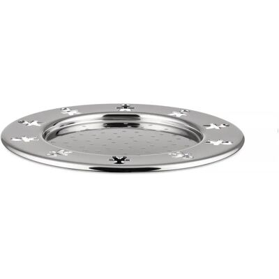 Alessi AKK80/13 Salvamanteles para Botellas - Acero Inoxidable - Diseñador King Kong Alessi AKK80/13 Salvamanteles para Botellas - Acero Inoxidable - Diseñador King Kong
