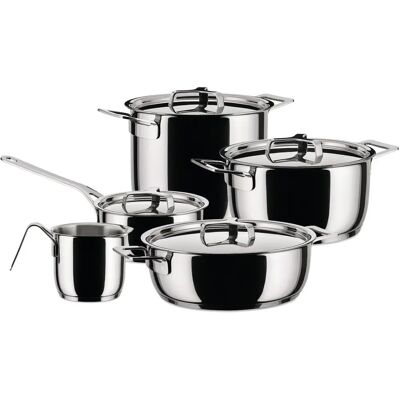 Garnek Zupy Alessi AJM100S9 - Zestaw 6 sztuk ze stali nierdzewnej Garnek Zupy Alessi AJM100S9 - Zestaw 6 sztuk ze stali nierdzewnej