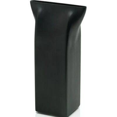 Alessi Ash Vase - Schwarzer PVD Edelstahl - Vase Alessi Ash Vase - Schwarzer PVD Edelstahl - Vase