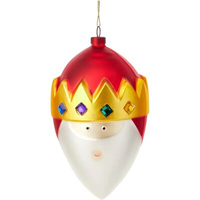 Adorno de Navidad Gaspare de Alessi en Vetro Multicolor Adorno de Navidad Gaspare de Alessi en Vetro Multicolor