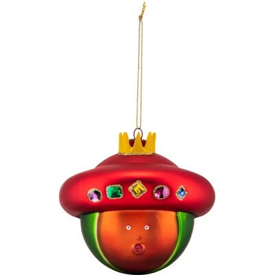 Alessi Baldassarre Röd juldekoration - Julmotiv Alessi Baldassarre Röd juldekoration - Julmotiv